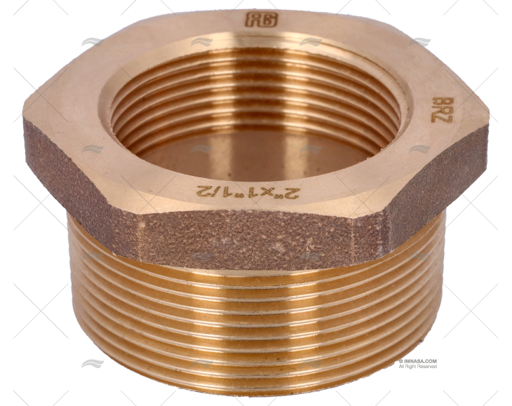 BRONZE COUPLER  MALE-FEM. 2" - 1"1/2 GUIDI