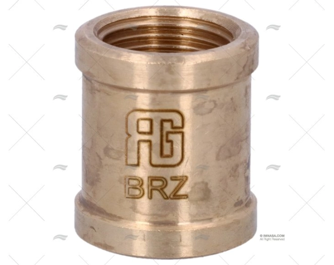 COUPLER IN BRONZE  FEM-FEM. 3/8 GUIDI