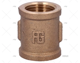 COUPLER IN BRONZE  FEM-FEM. 1/2 GUIDI