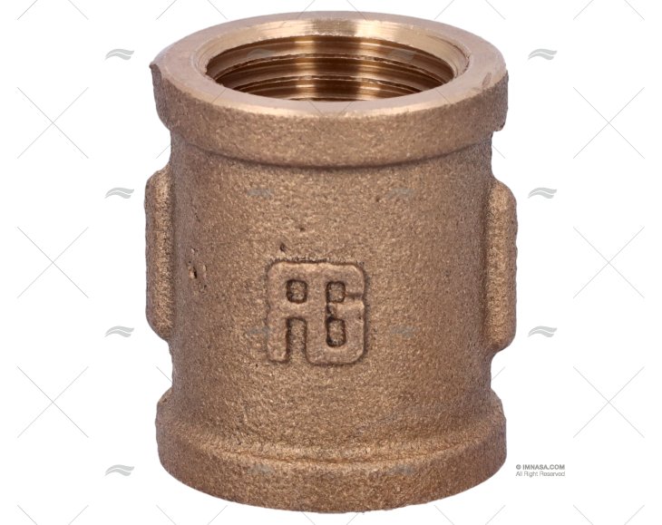 COUPLER IN BRONZE  FEM-FEM. 1/2 GUIDI