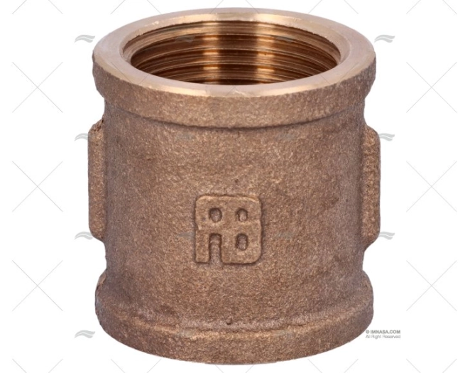 COUPLER IN BRONZE  FEM-FEM. 1