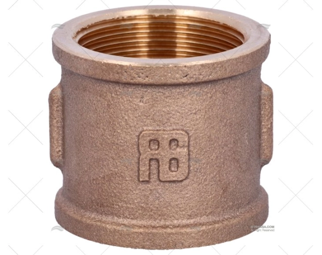 COUPLER IN BRONZE  FEM-FEM. 1