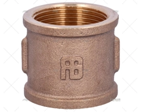 COUPLER IN BRONZE  FEM-FEM. 1