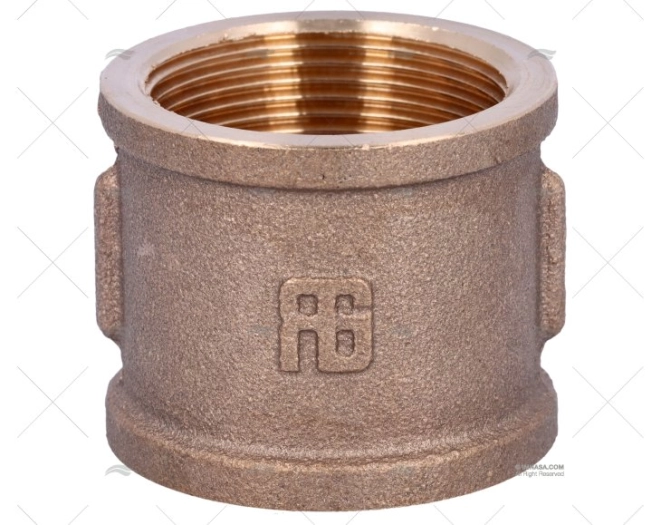 COUPLER IN BRONZE  FEM-FEM. 1 1/2 GUIDI