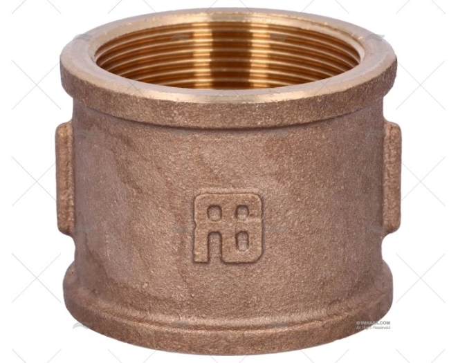 COUPLER IN BRONZE  FEM-FEM. 2 GUIDI