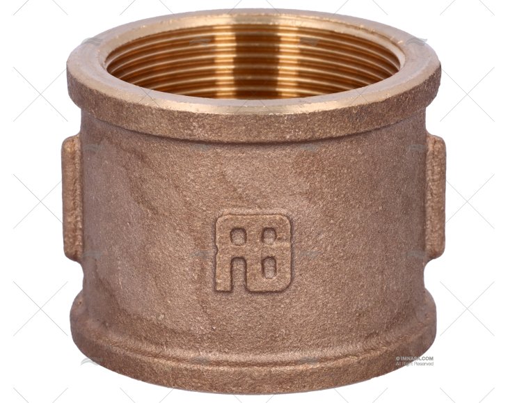 COUPLER IN BRONZE  FEM-FEM. 2 GUIDI