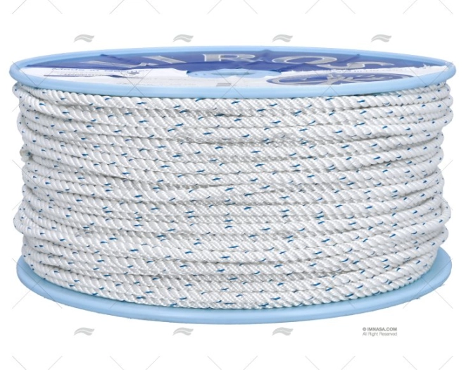 CABO POLYESTER 06mm BLANCO 200m