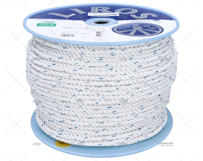 CABO POLYESTER 08mm BLANCO 200m LIROS