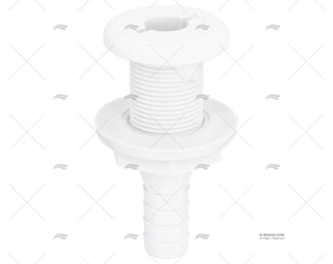 PASACASCO EN PVC BLANCO 5/8"x17mm