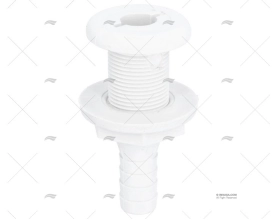 PASACASCO EN PVC BLANCO 5/8"x17mm