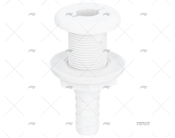 PASACASCO EN PVC BLANCO 5/8"x17mm