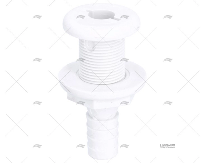 PASACASCO EN PVC BLANCO 3/4"x18mm