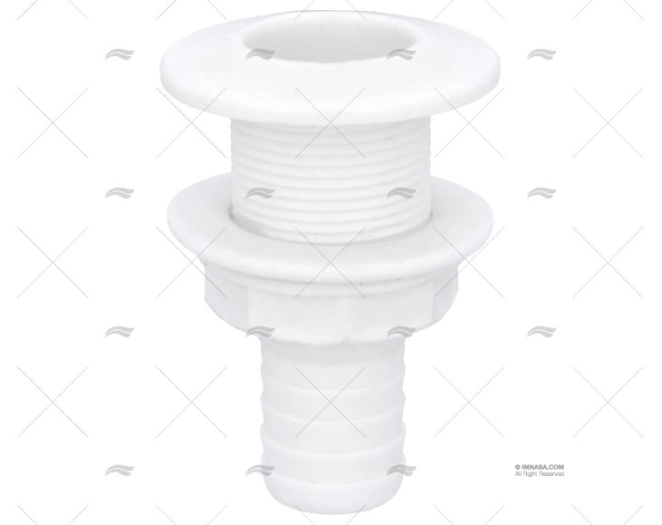 PASACASCO EN PVC BLANCO 1"1/4x30mm