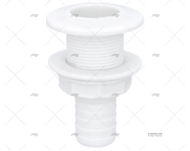 PASACASCO EN PVC BLANCO 1"1/4x30mm