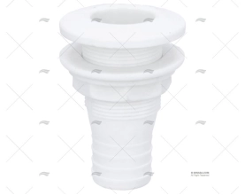 PASACASCO EN PVC BLANCO 1"1/2x37mm