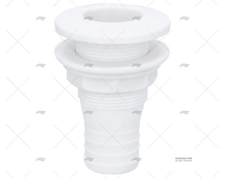 PASACASCO EN PVC BLANCO 1"1/2x37mm