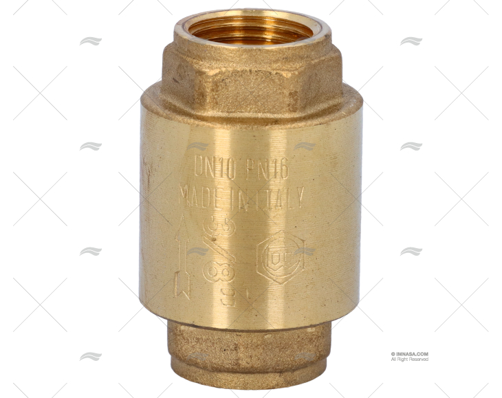 CHECK VALVE FOR HEATER, PUMPS, ETC 3/8' GUIDI