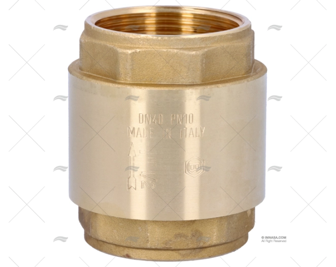 CHECK VALVE FOR HEATER,PUMPS, ETC 1 1/2'