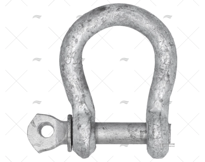 SHACKLE BOW GALVANIZED 6mm