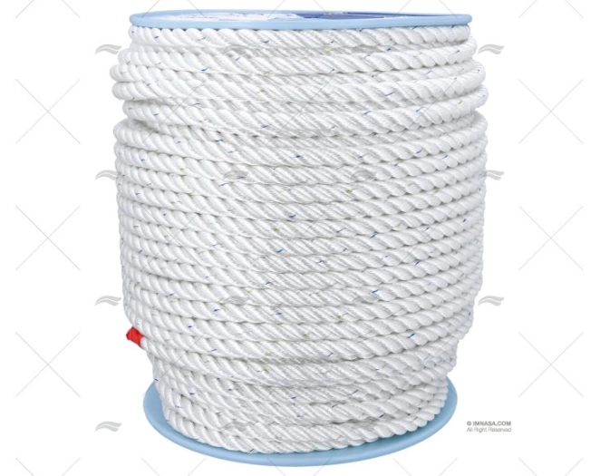 CABO POLYESTER 14mm BLANCO 150m LIROS