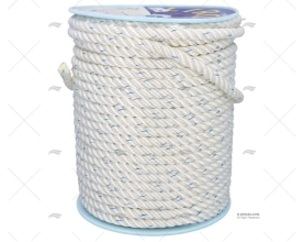 CABO POLYESTER 16mm BLANCO 100m LIROS