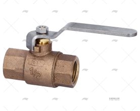 BRONZE BALL VALVE  FULL FLOW W/STAINLESS GUIDI