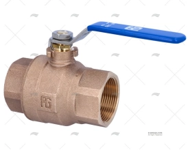 BRONZE BALL VALVE  FULL FLOW W/STAINLESS