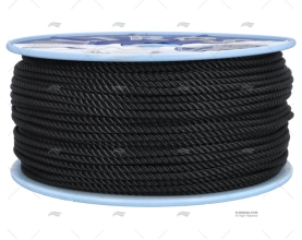 ROPE POLYESTER 06mm NEGRO / DRUM 200MT LIROS