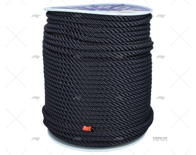 CABO POLYESTER 10mm NAVY   200m LIROS