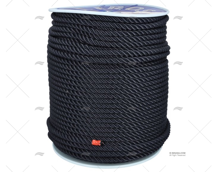 CABO POLYESTER 10mm NAVY   200m LIROS