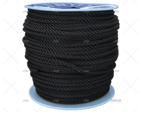 CABO POLYESTER 10mm NEGRO  200m LIROS