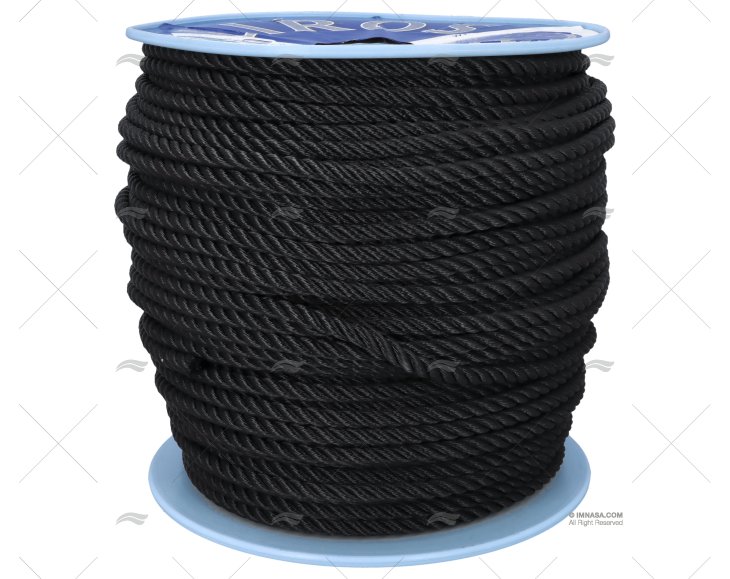 CORDAGE POLYESTER 10mm NOIR 200m LIROS