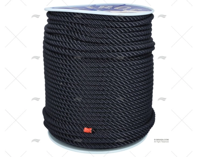 CORDAGE POLYESTER 12mm NAVY 200m LIROS