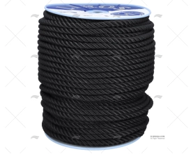 CABO POLYESTER 14mm NEGRO  150m