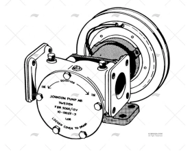 BOMBA CIRCULACION MOTOR F8B-5000 1 1/2" JOHNSON - SPX