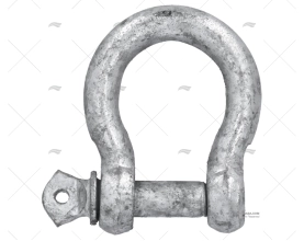 SHACKLE BOW GALVANIZED 14mm