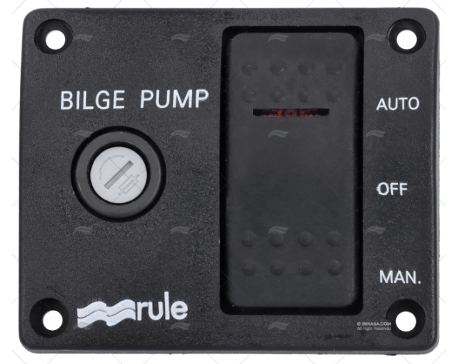 PANEL CONTROL BOMBA ACHIQUE RULE 12V RULE