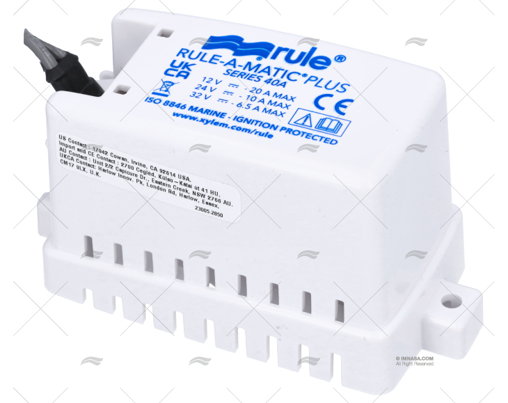 AUTOMATICO ACHIQUE RULE 12-24V C/CARCASA RULE