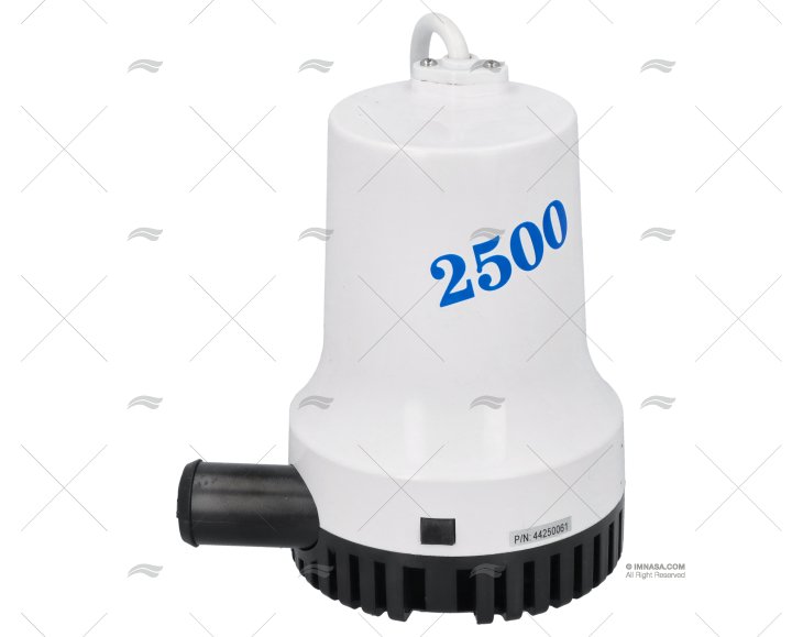 BILGE PUMP SUBMERSIBLE 12V 15A #2500