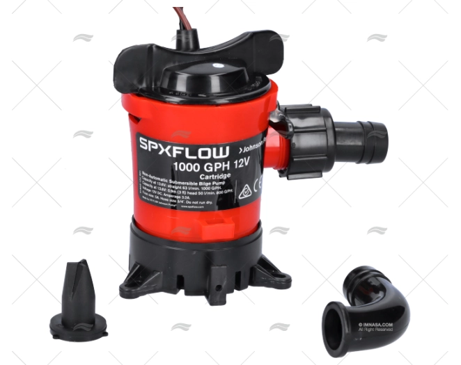 SUBMERSIBLE BILGE PUMP 12V L650 JOHNSON - SPX