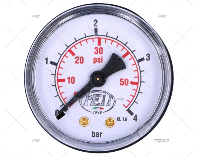 PRESSURE GAUGE FOR PUMP AMFA66B-25 FEIT POMPES