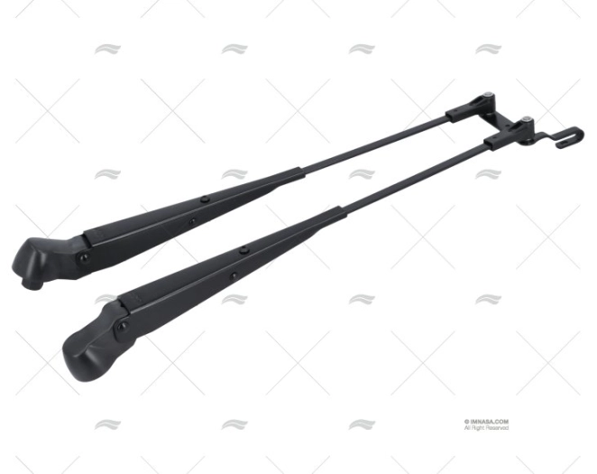 BRAZO PARALELOGRAMO 430-500 INOX  NEGRO