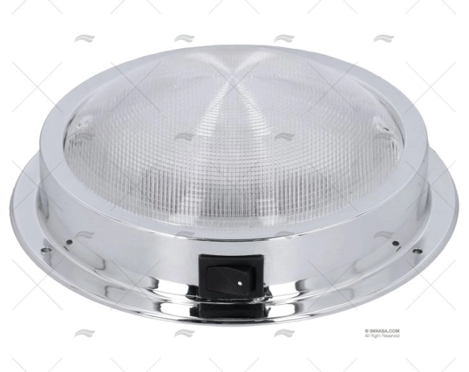 DOME LIGHT  PLATA 12.7 cm