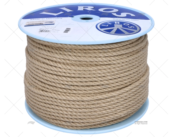 CORDAGE HISTORIC 08mm CHANVRE 200m LIROS