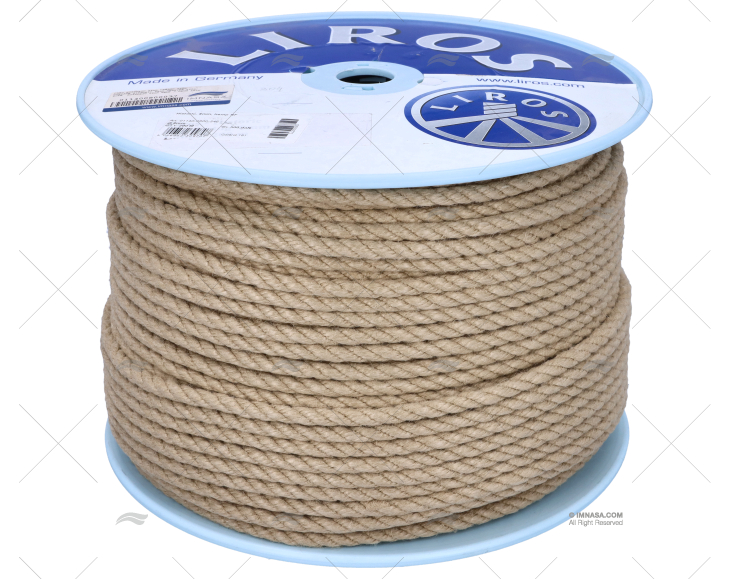 CORDAGE HISTORIC 08mm CHANVRE 200m LIROS