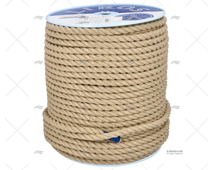 ROPE  HISTORIC 14mm HEMP / DRUM 150MT LIROS