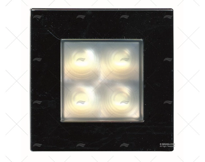 PLAFONNIER DE COURTOISIE LED 12V ARGENT HELLA MARINE