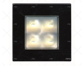 PLAFONNIER DE COURTOISIE LED 12V ARGENT HELLA MARINE