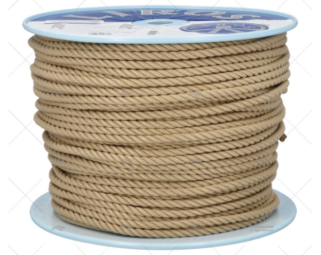 ROPE  CLASSIC 08mm BEIGE / DRUM 200m