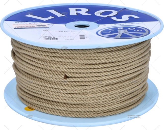 ROPE CALSSIC 06mm BEIGE / DRUM 200m